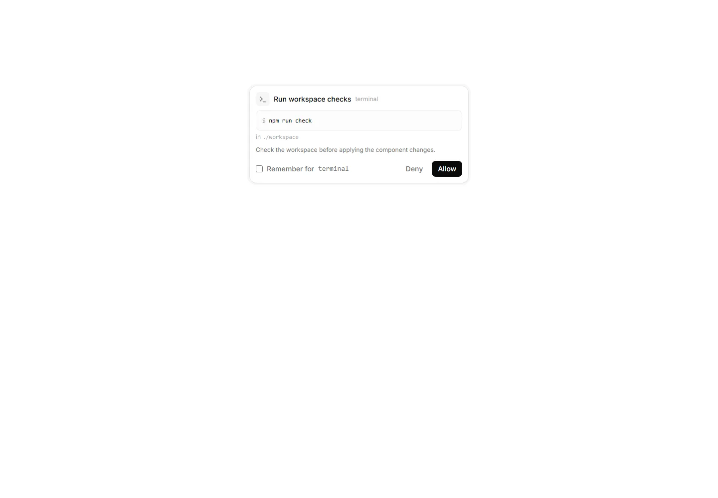 Tool call approval
