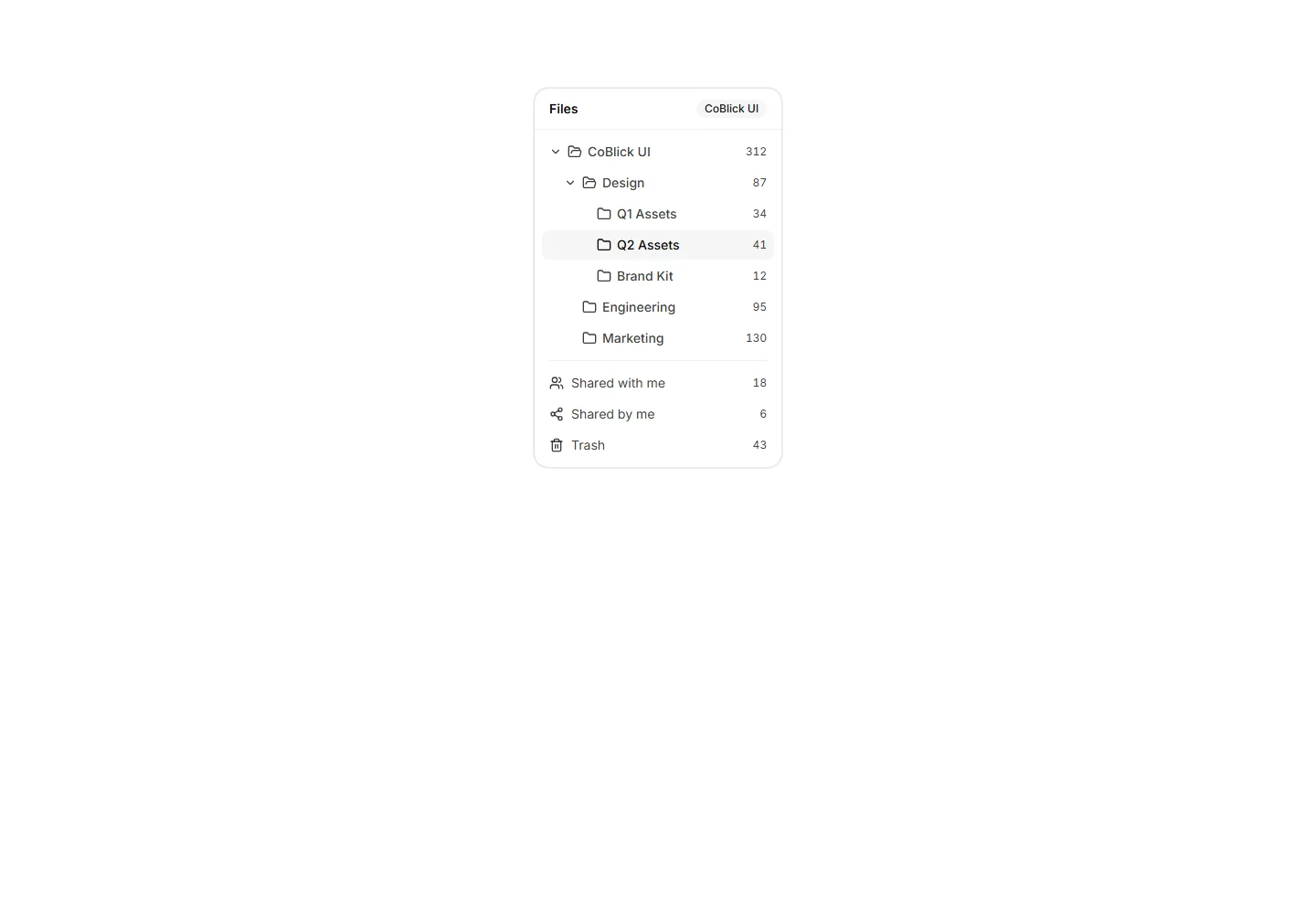 Static preview of application-pro-file-manager-folder-tree-nav