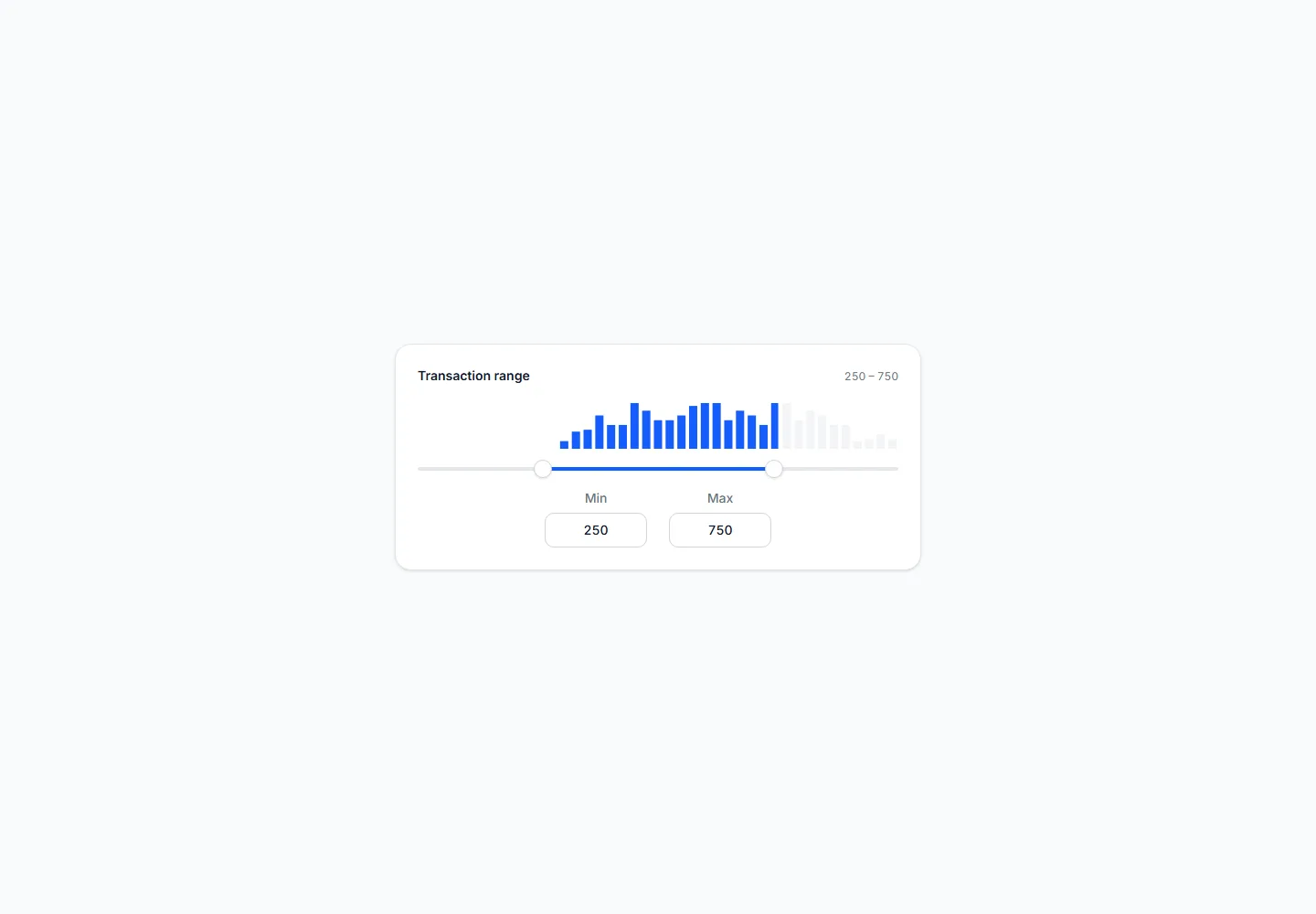 Static preview of application-pro-forms-range-slider-with-histogram