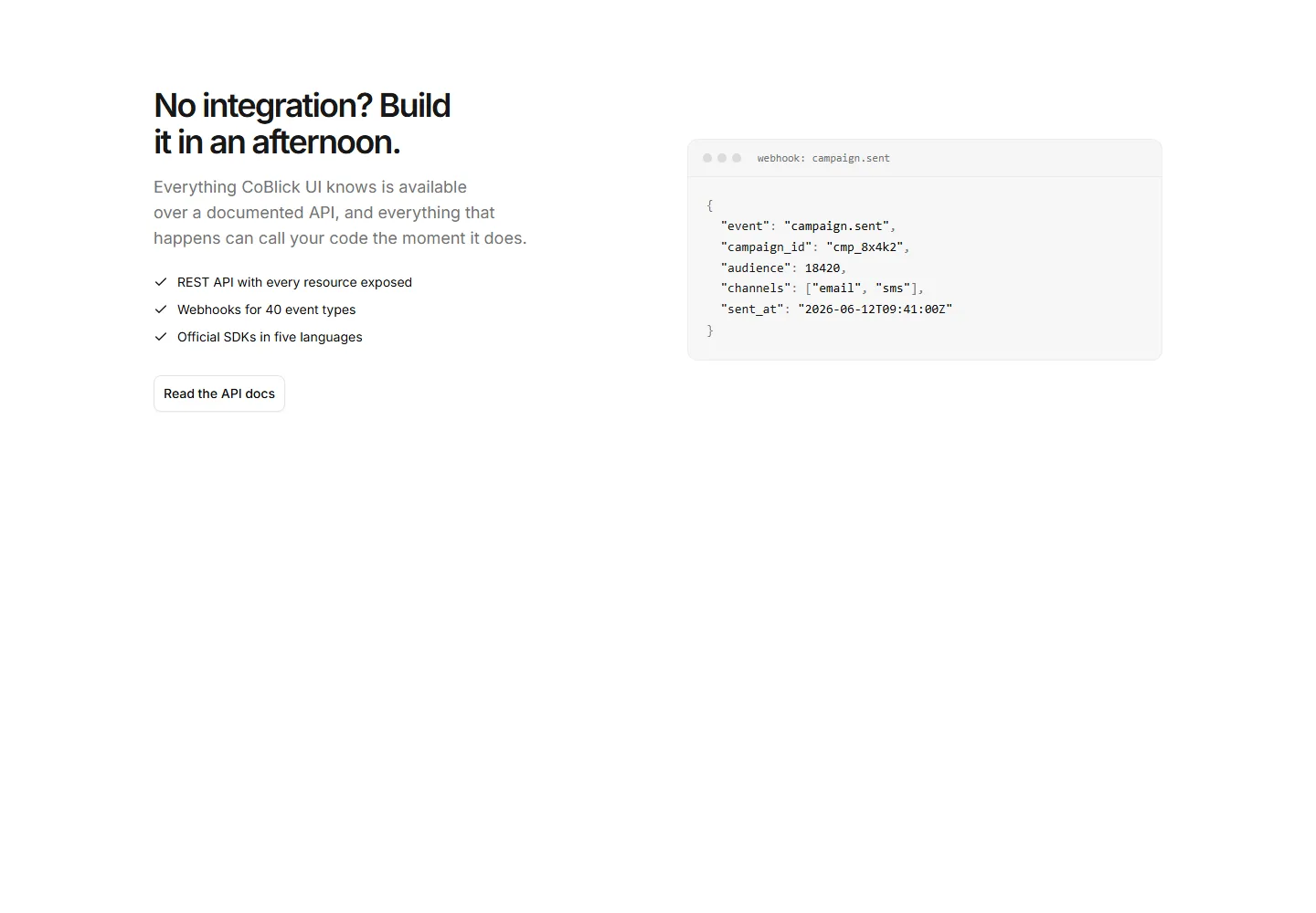 Static preview of marketing-pro-integration-sections-integrations-with-code