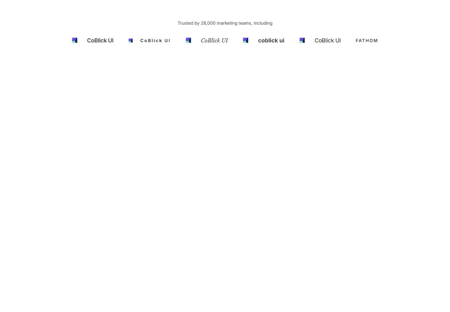 Static preview of marketing-pro-logo-clouds-logos-row-simple