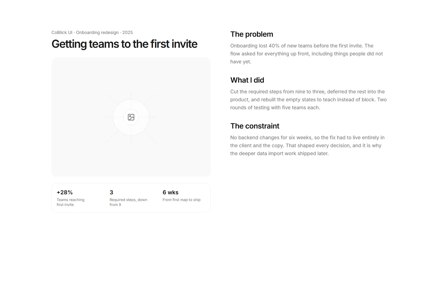 Static preview of portfolio-pro-case-study-sections-case-study-split