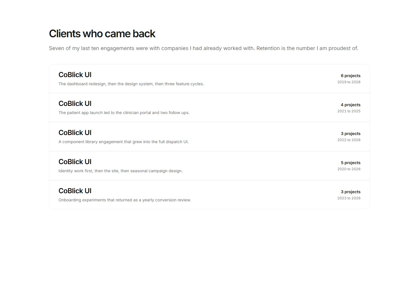 Static preview of portfolio-pro-clients-and-logos-repeat-clients